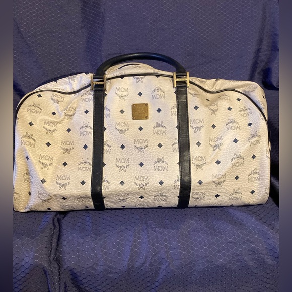 MCM Boston Travel Bag w Strap